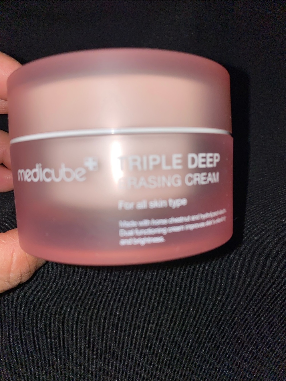 Medicube Triple Deep Erasing Cream — Pink Hydrating Moisturizer